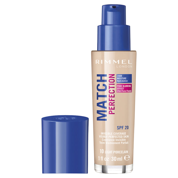 Rimmel Match Perfection Foundation 010 Light Porcelain