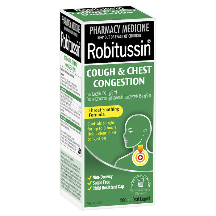 Robitussin 咳嗽胸闷 200ml