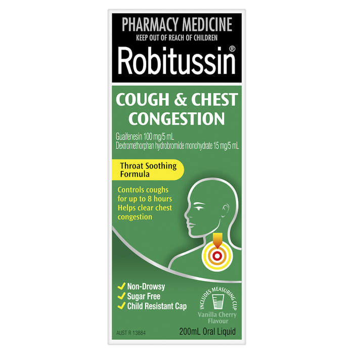 Robitussin 咳嗽胸闷 200ml