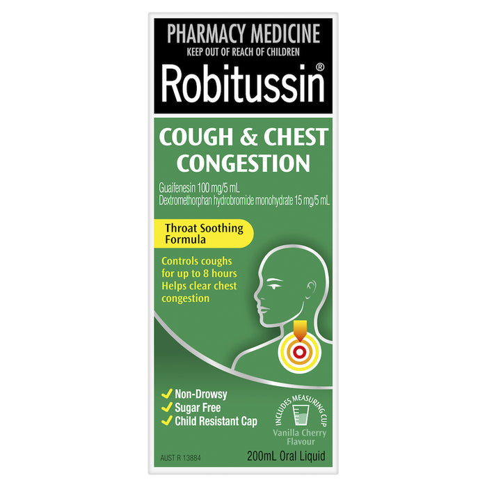 Robitussin 咳嗽胸闷 200ml