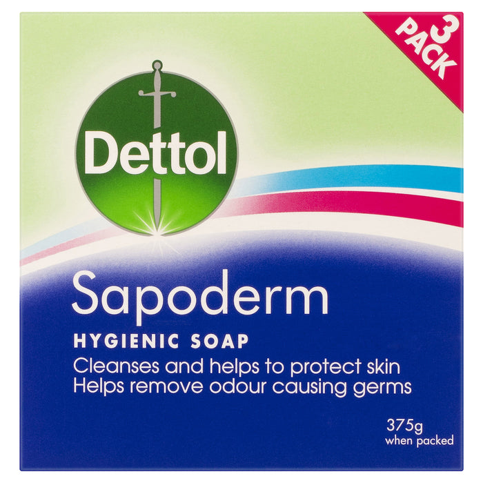 Sapoderm Soap 3 pack 125g