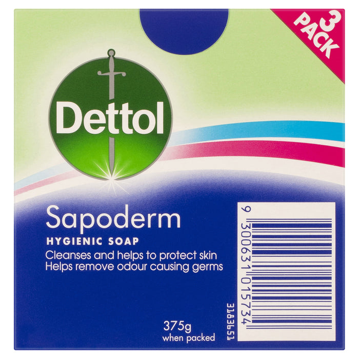 Sapoderm Soap 3 pack 125g