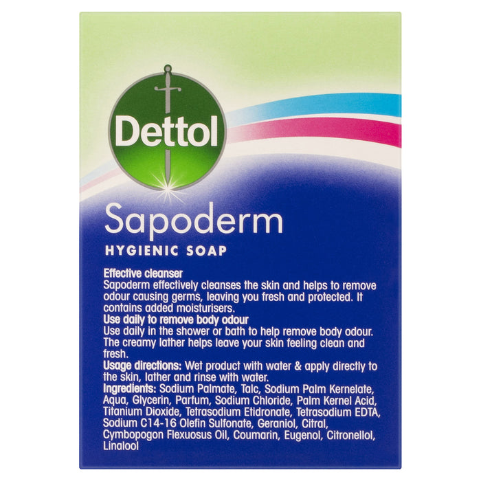 Sapoderm Soap 3 pack 125g