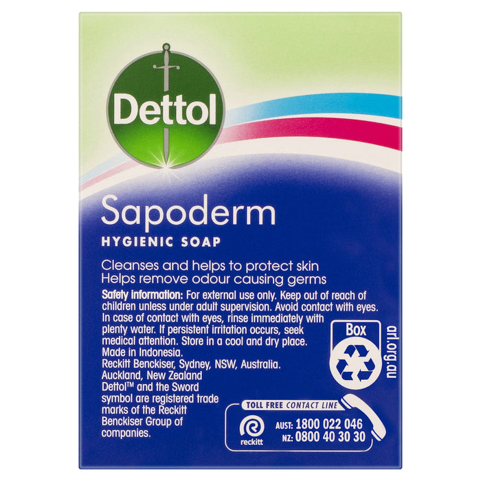 Sapoderm Soap 3 pack 125g