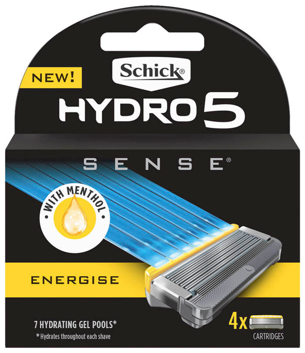 Schick Hydro5 Sense Energise 4 Pack