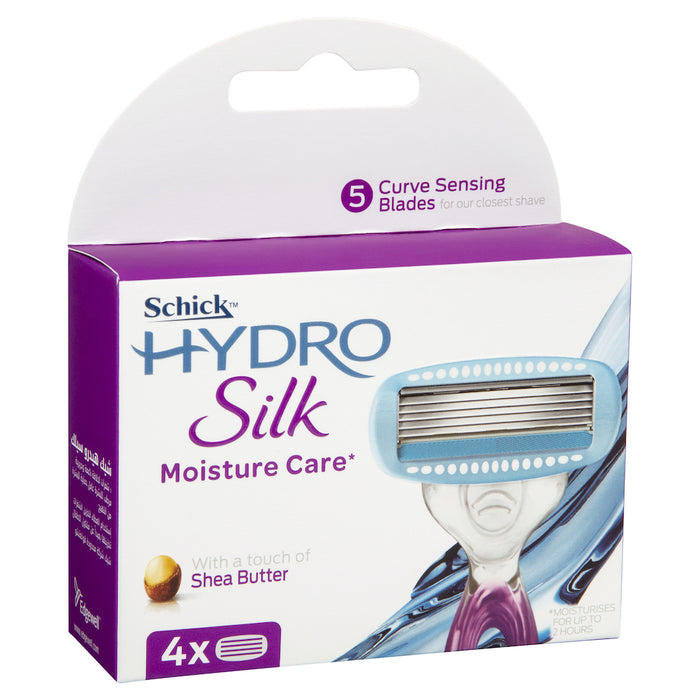 Schick Hydro Silk Refill Cartridges 4 Pack