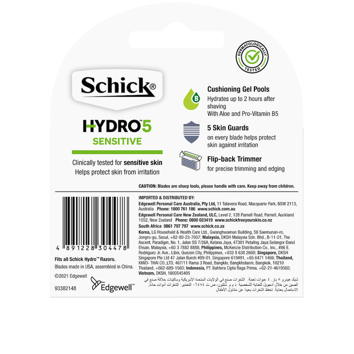 Schick Hydro5 Sense Comfort 4 Pack