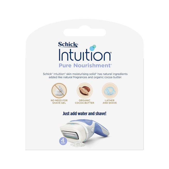 Schick Intuition Pure Nourishment Refill Cartridges 3 Pack