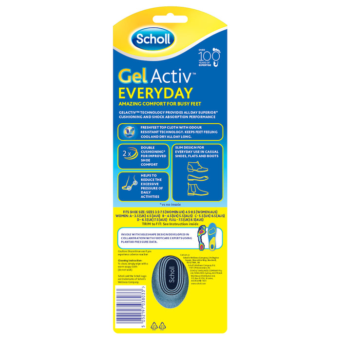 Scholl Gel Activ 鞋垫日常女士