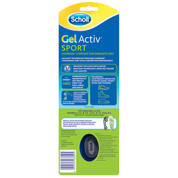 Scholl Gel Activ 女式运动鞋垫