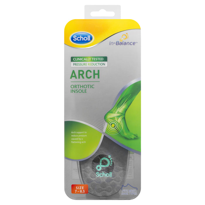 Scholl In-Balance Arch Orthotic Insole Medium