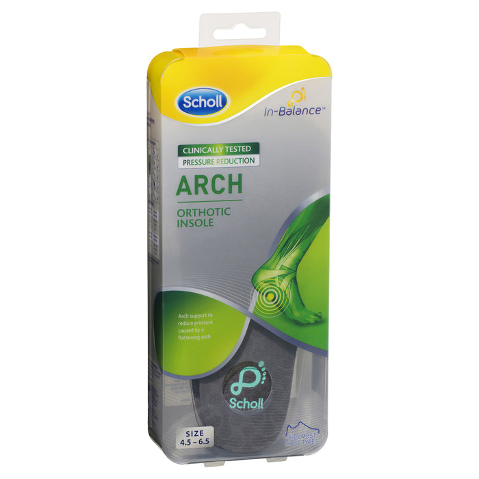 Scholl In-Balance Arch Orthotic Insole Small