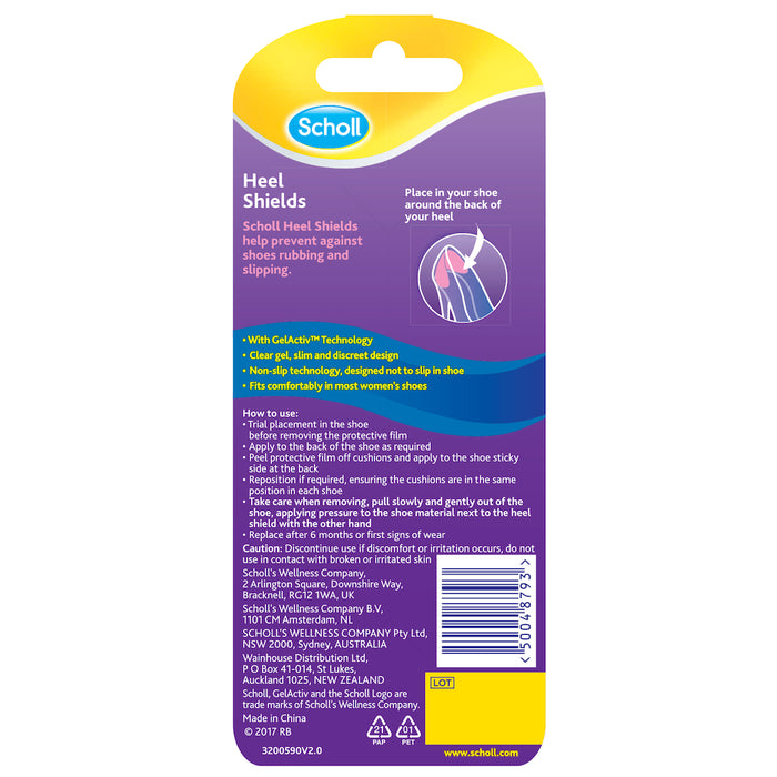 Scholl Party Feet Heel Shields