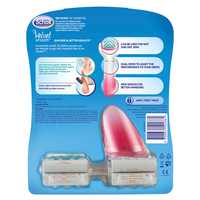 Scholl Velvet Smooth Footcare System Pink