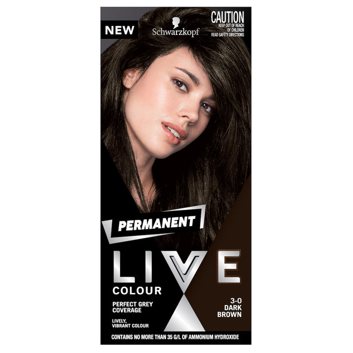 Schwarzkop Live Colour Permanent Dark Brown 3.0