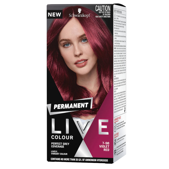 Schwarzkop Live Colour Permanent Violet Red 7.98