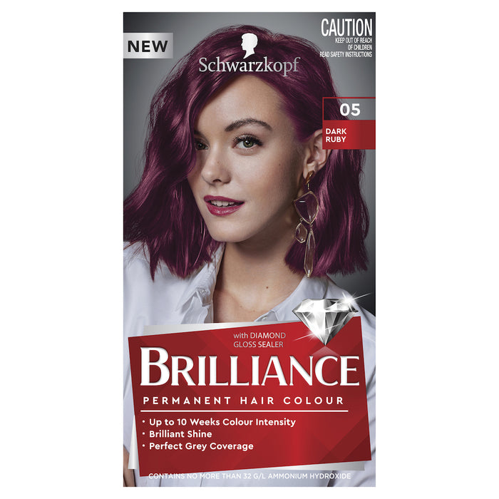 Schwarzkopf Brilliance 05 Dark Ruby NEW