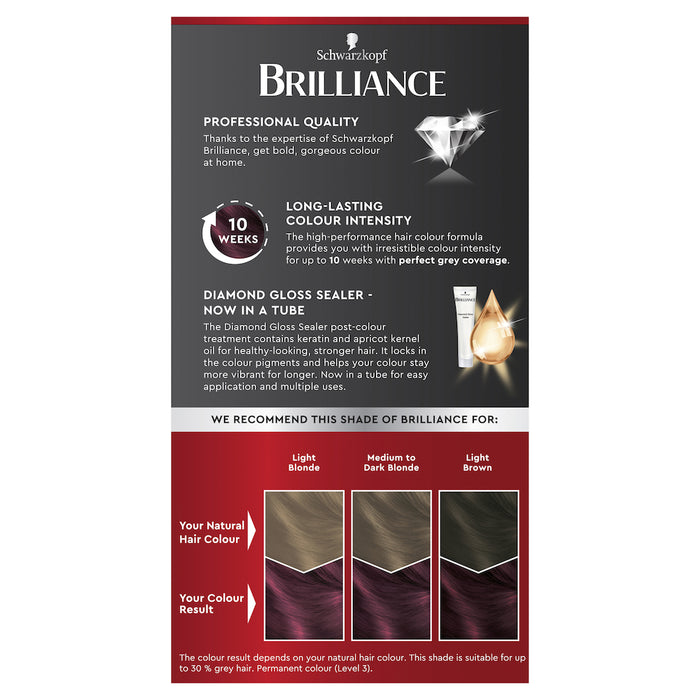 Schwarzkopf Brilliance 05 Dark Ruby NEW