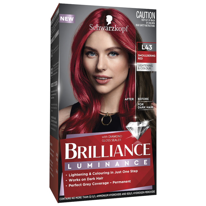 Schwarzkopf Brilliance L43 Smouldering Red