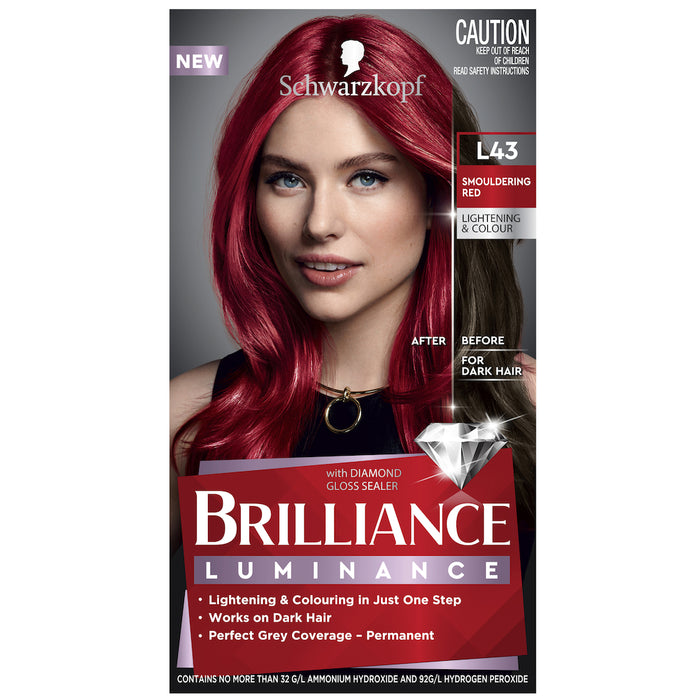 Schwarzkopf Brilliance L43 Smouldering Red