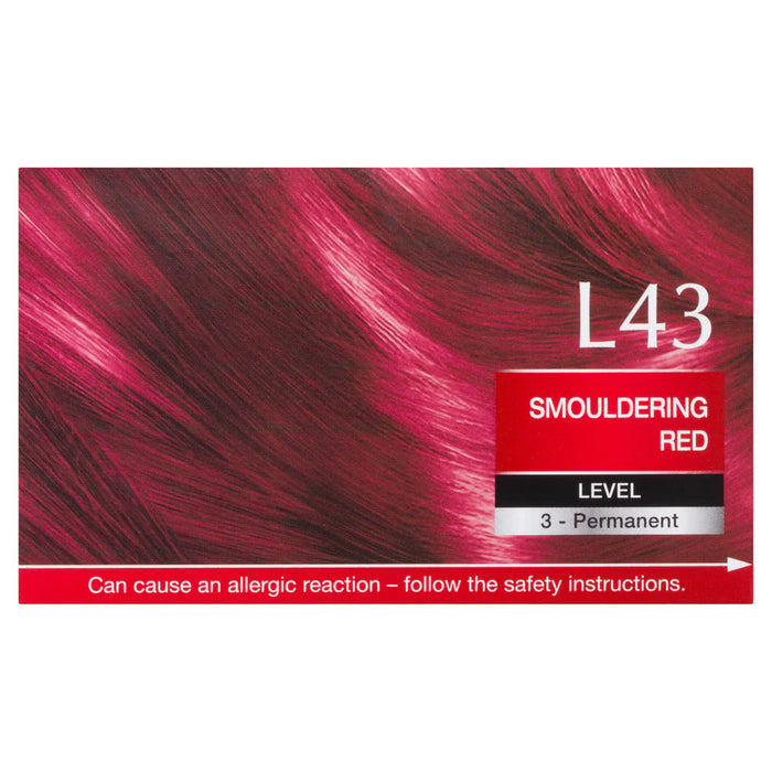 Schwarzkopf Brilliance Luminance Smouldering Red L43 Hair Colour