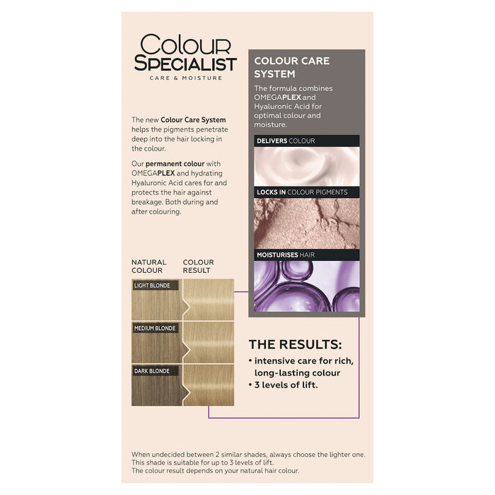 Schwarzkopf Colour Specialist 10-1 Cool Ultra Light Blonde