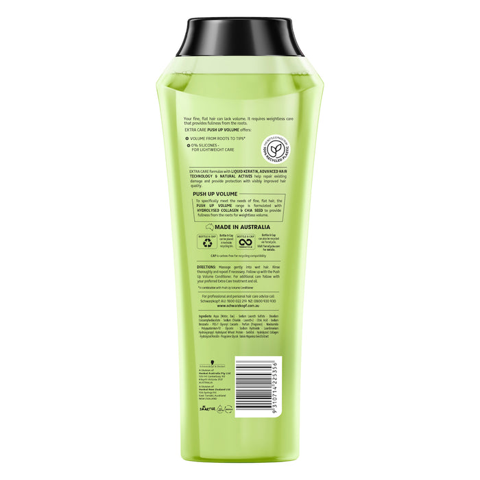 Schwarzkopf Extra Care Push Up Volume Shampoo 400ml