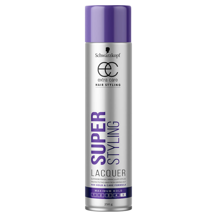 Schwarzkopf Extra Care Super Hold Styling Lacquer Hairspray 250g