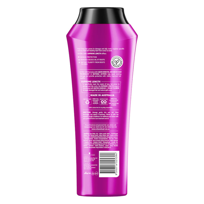 Schwarzkopf Extra Care Supreme Length Fortyfying Shampoo 400ml