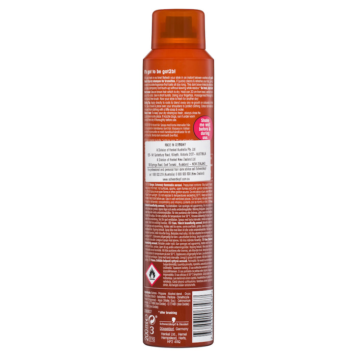 Schwarzkopf Got2b Fresh It Up for Brunettes Dry Shampoo 200ml