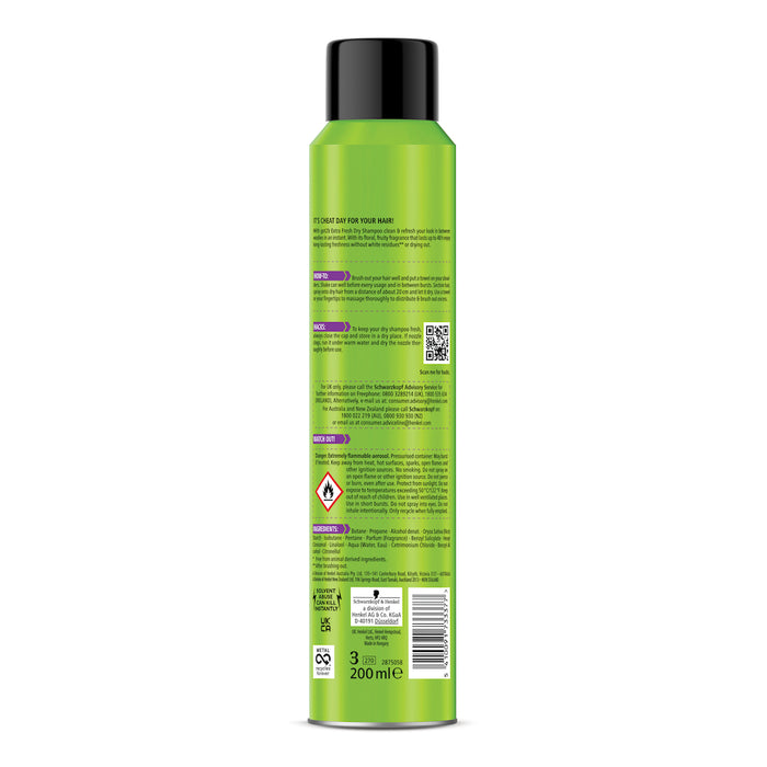 Schwarzkopf Got2b Fresh It Up Extra Fresh Dry Shampoo 200ml