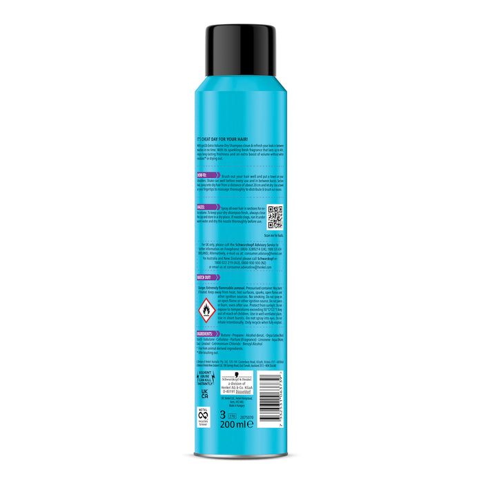 Schwarzkopf Got2b Fresh It Up Volume Dry Shampoo 200ml