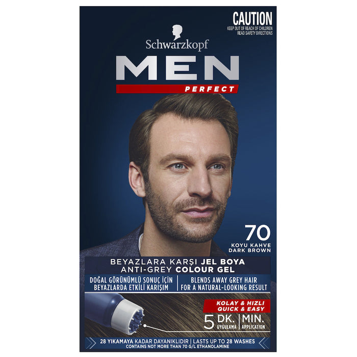 Schwarzkopf Men Perfect 70 Natural Dark Brown Hair Colour