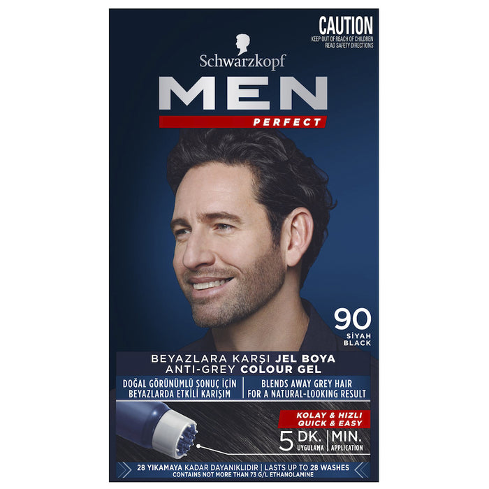 Schwarzkopf Men Perfect 90 Natural Black Hair Colour