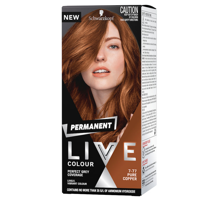 Schwarzkpf Live Colour Permanent Pure Copper 7.77