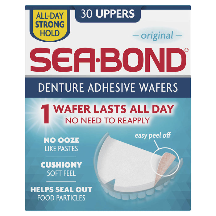 Sea Bond Denture Adhesive Uppers Original 30