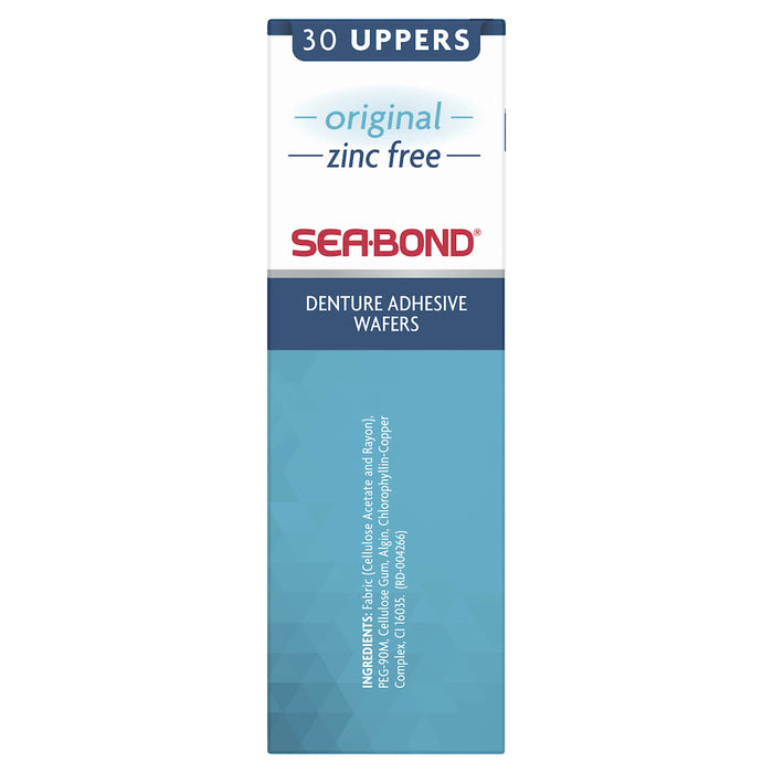 Sea Bond Denture Adhesive Uppers Original 30