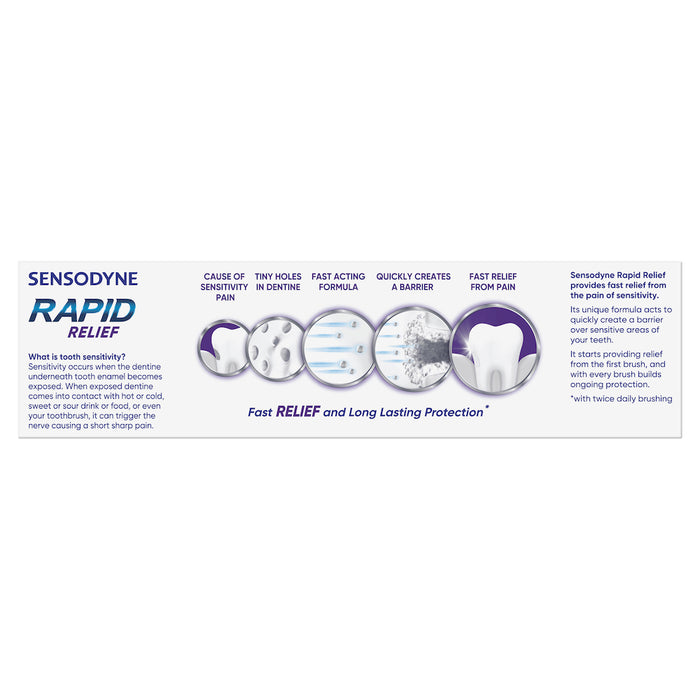 Sensodyne Toothpaste Rapid Relief 100g