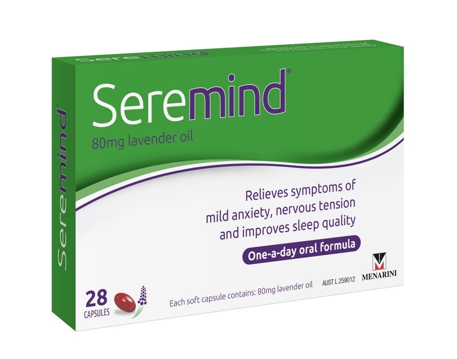 Seremind Lavender Oil 80mg Capsules 28