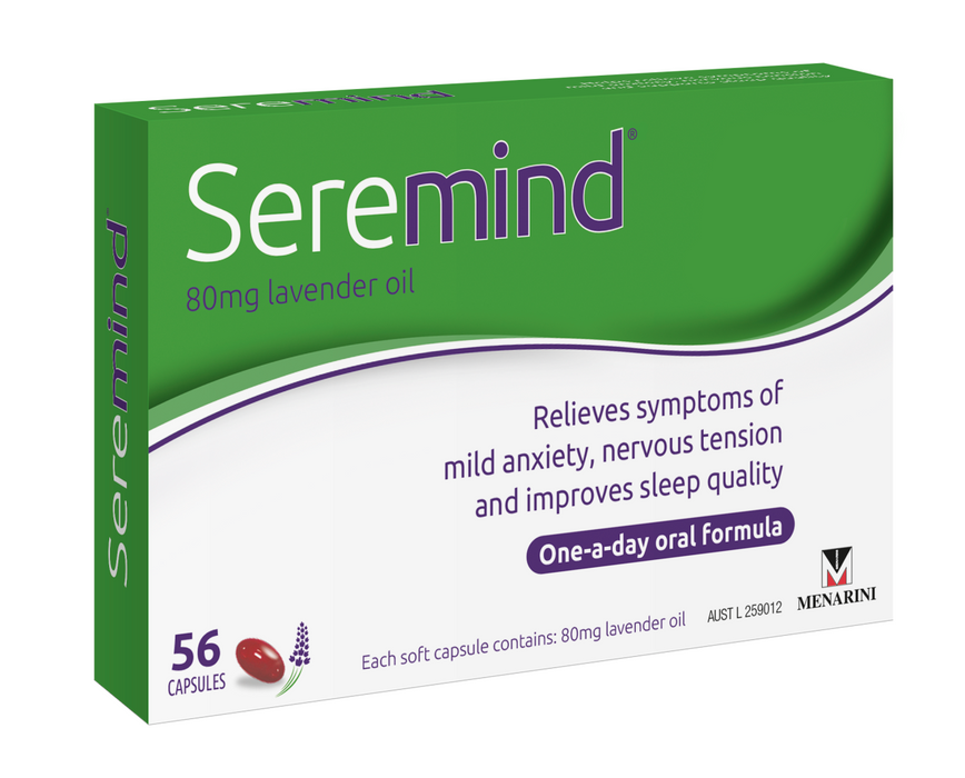 Seremind Lavender Oil 80mg Capsules 56