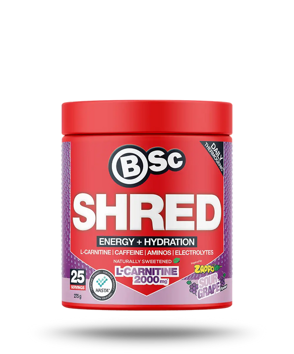 BSc Energy Shred Hydration Zappo Sour Grape Powder 275g.