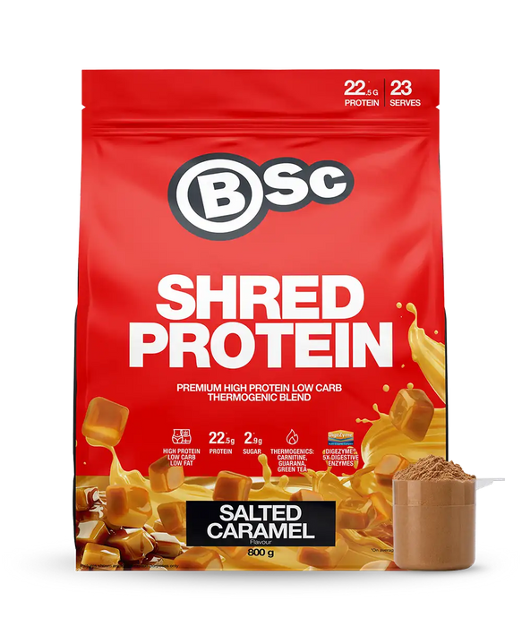 BSC Shred Protein Salted Caramel 800g.
