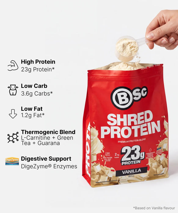 BSC Shred Protein Salted Caramel 800g.