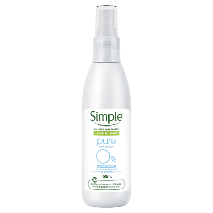 Simple Pure Deodorant Pump 150ml