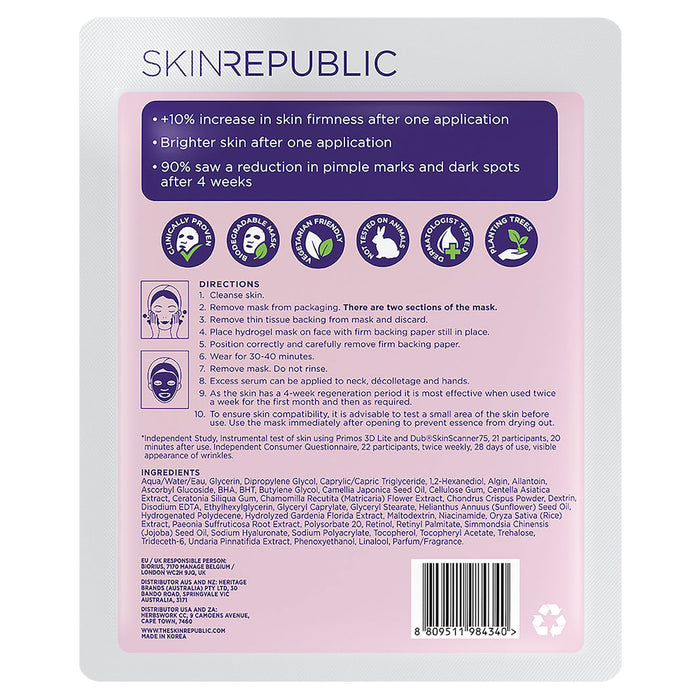 Skin Republic Retinol Hydrogel Face Mask 25g