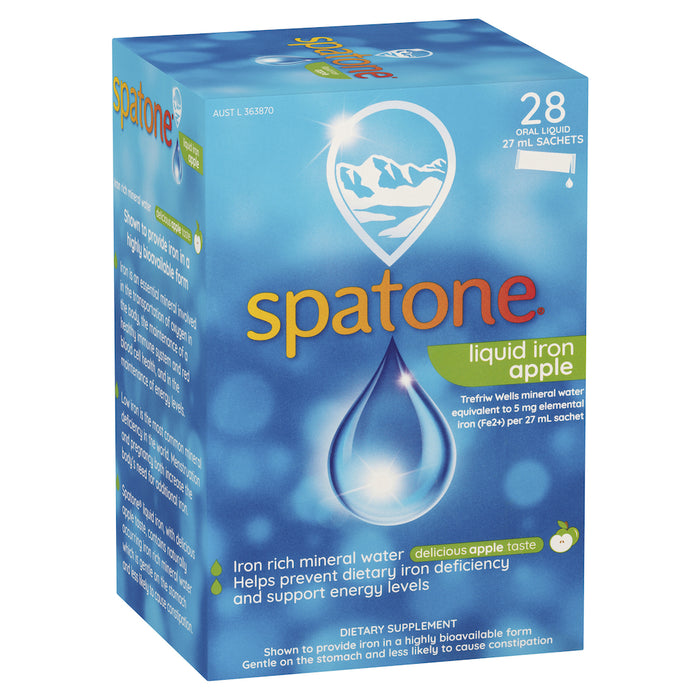 Spatone Liquid Iron Apple Supplement Sachets 28x25ml