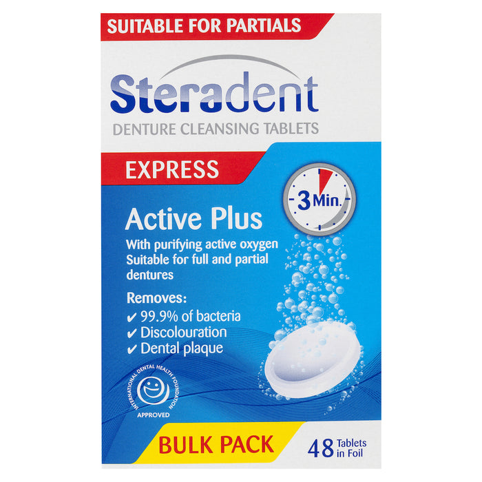 Steradent Active Plus Tablets 48