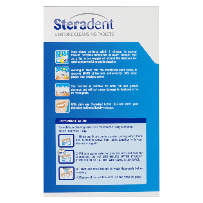 Steradent Active Plus Tablets 48