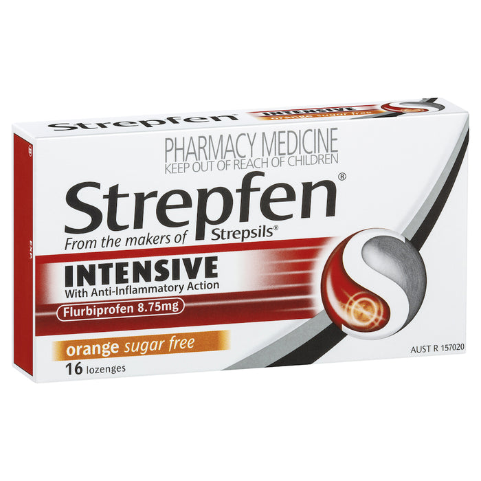 Strepfen 强化含片 橙色 16 粒