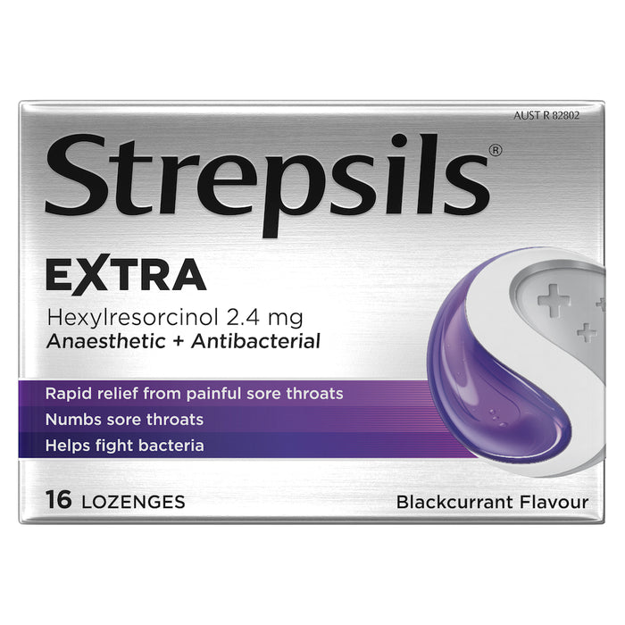 Strepsils 黑加仑特级含片 16 粒